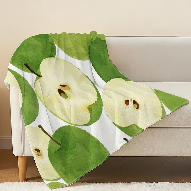 Plush Flannel Throw Blanket,Soft, Skin-friendly, Machine Washable, Warm, Perfect for Home, Office, Christmas & Halloween Decor