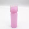 Professional Hair Dye Comb Bottle Hair Color Application Brush Bottle with Paint Brush Applicator