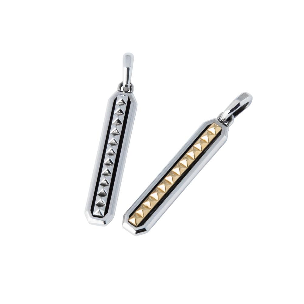 Sting925 2-Sided Stud Stick Pendant