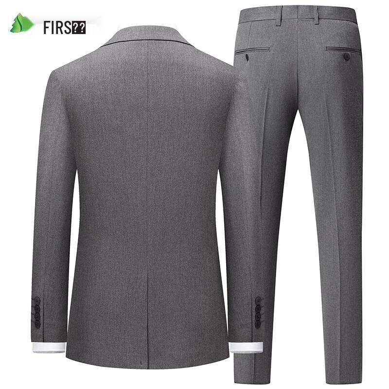 Shanshan Men's Slim Fit Formal Suit Set