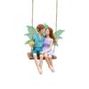 Luminous Couple Swing, Flower Fairy Pendant, Courtyard Garden Hanging Fairy Statue, Tree Decoration
