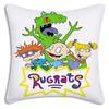 Anime Funny R-Rugrats Pillow Covers Cartoon Sofa Decorative Home Double-Sided Printing Short Plush Cute Cushion Cover