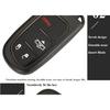 Jingyuqin GQ4-54T ID46 Remote Pickup Car Key For Dodge Ram 1500 2500 3500 2014 2015 2016 2017 2018 Keyless FOB 433Mhz 2/3/4/5 BT