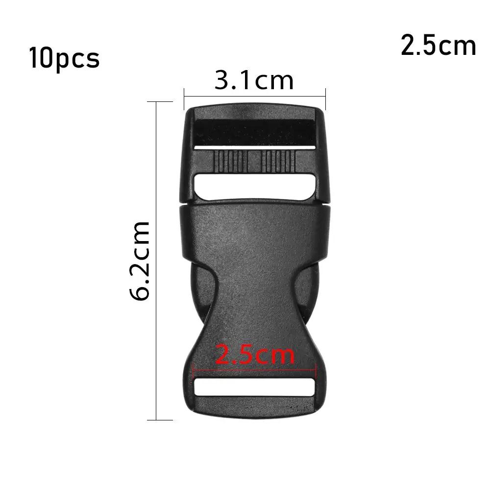 Dual Side Release Buckles Adjustable Buckle Backpack Bag Belt Strap Webbing DIY Craft Accessories Plastic