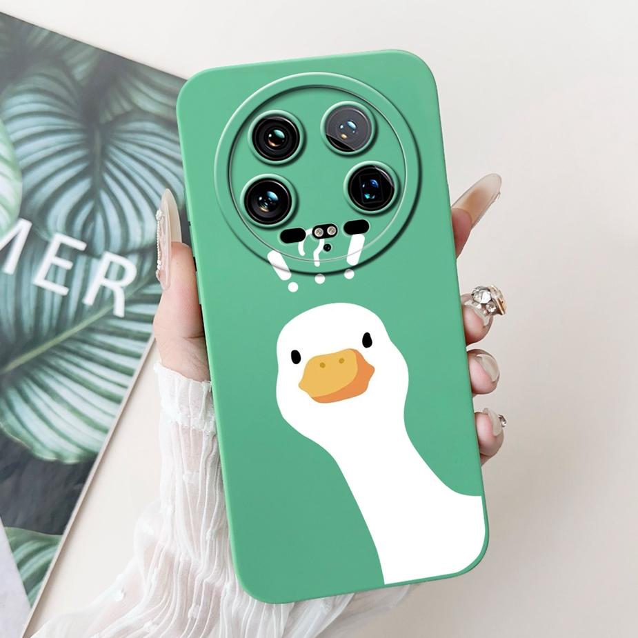 For Xiaomi 14 Ultra Case Cute Dinosaur Cartoon Cover Shockproof Phone Case For Xiaomi Mi 13 Ultra 13Ultra 14Ultra Soft TPU Shell