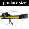 LED Headlamp Glasses With 2 Mode Lighting USB Chargeable Headlight Goggles Glasses For Night Sport And Activity