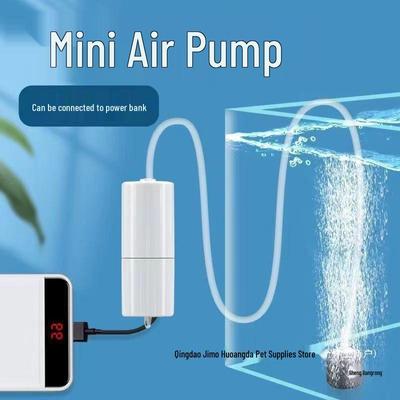 USB Portable Aquarium Fish Tank Aerator Oxygen Pump for Home and Fishing - Free Shipping