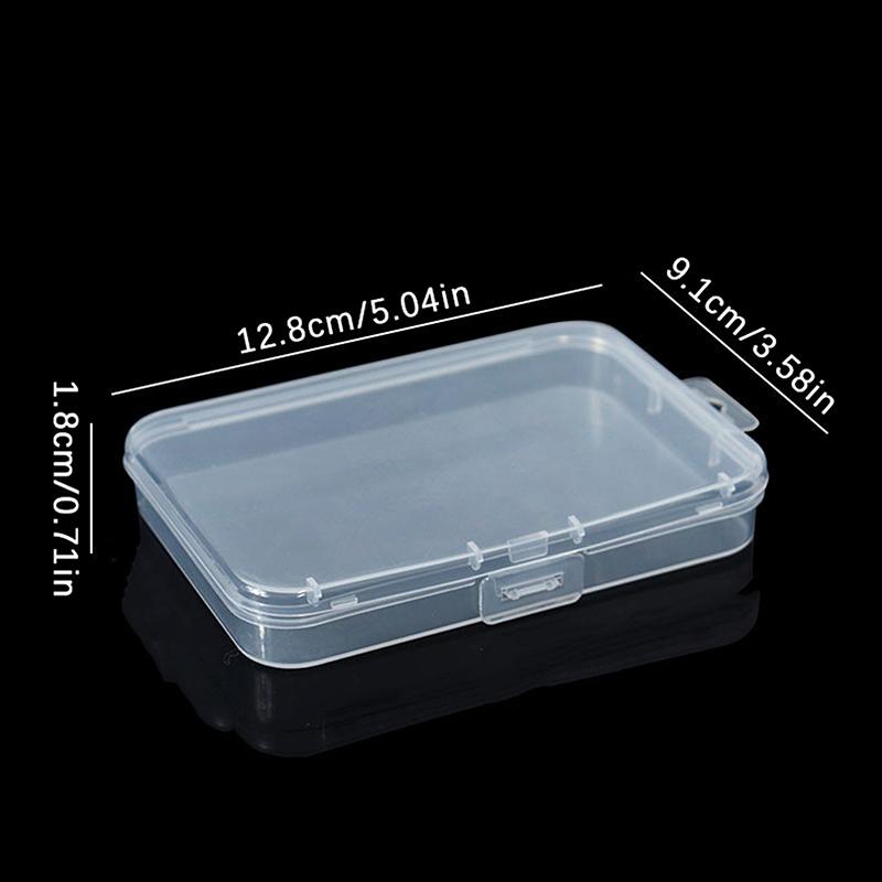 Rectangular Transparent Pp Empty Box For False Eyelashes Jewelry Dustproof Storage Lash Display Holder Organizer Supplies