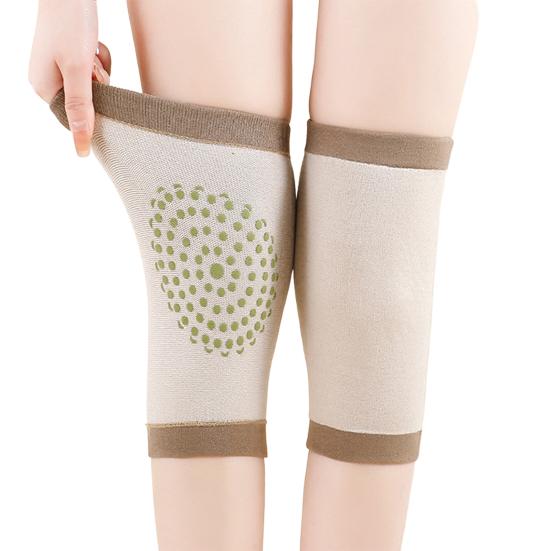 Aicao Knebeskyttelse for Menn Kvinner Kasjmir Knevarmere Vinter Selvvarmende Kneerm for Artrittiske Knær Gamle Kalde Ben