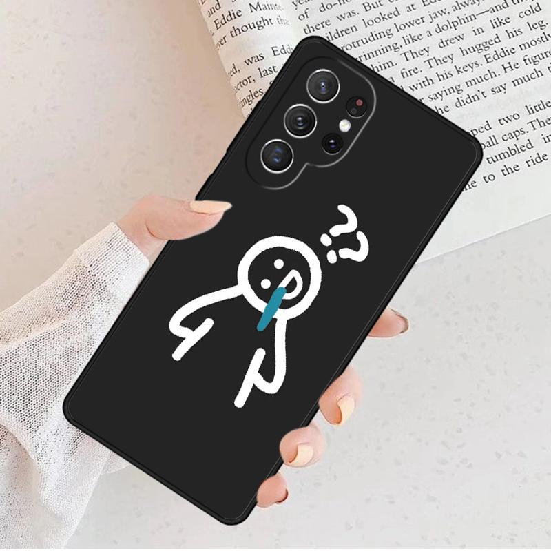Cartoon Pretty People Phone Case For Samsung Galaxy S25 S23 S30 S8 S21 S20 FE S24 S22 Note 10 20 S8 Plus lite Ultra
