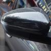 For Peugeot 3008 GT 2016-2018   Carbon Fiber Car Door Rearview Mirror Cover Trim Side Wing Mirrors Cap Shell Accessories