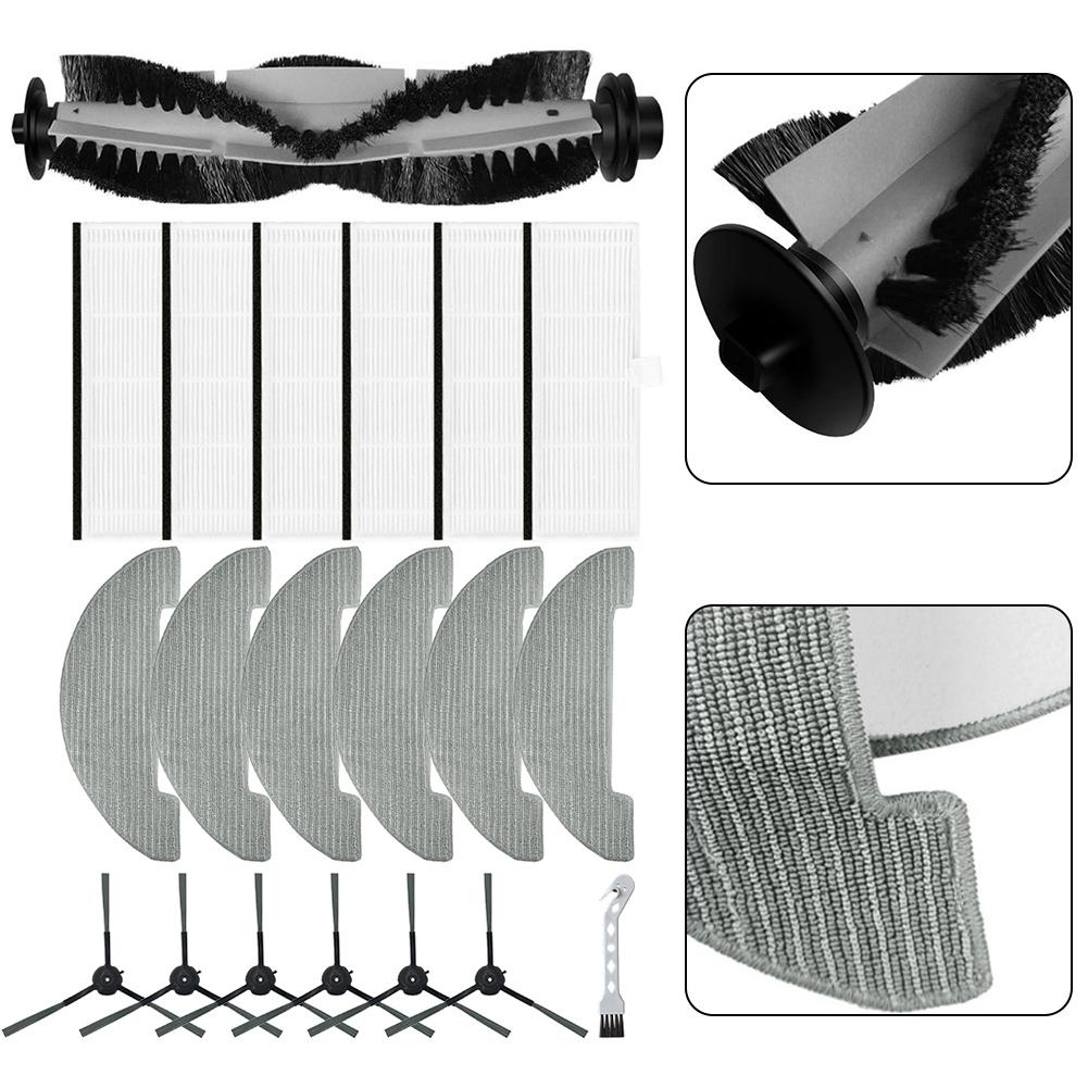 20 Pcs/set For XIEBro HR101/ For Vexilar T7  Main Side Brush Filter Mop Cloth Kit Vacuum Cleaner Accessories Spare To Replace