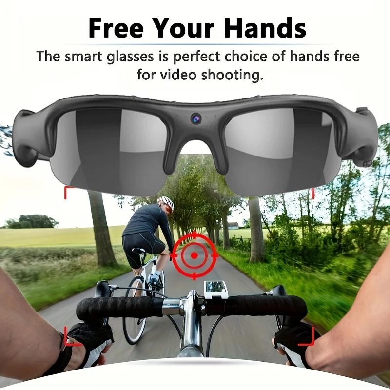 1080P Riding Glasses Eyewear Outdoor Sports Driving Glasses Camera DVR Sunglasses WIFI Audio Video Recorder Camcorder 300mAh