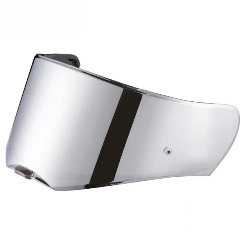 For LS2 FF390 Full Helmet Special High-definition Transparent Color Silver Plated Brown Lens Helmet Replacement Parts