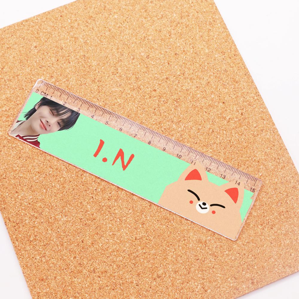 Kpop Star Stray Kids Skzoo Style Peripheral Fang Can Han Zhicheng Li Minhao Simple Ruler Cz03