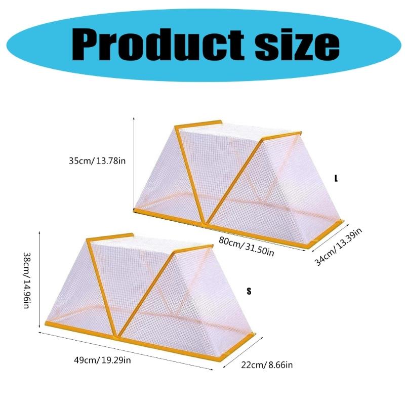 Reusable Foldable Garden Bed Cover Weatherprevent Plant Cage Bird Insect Barrier Mesh For Greenhouses And Balcony Use