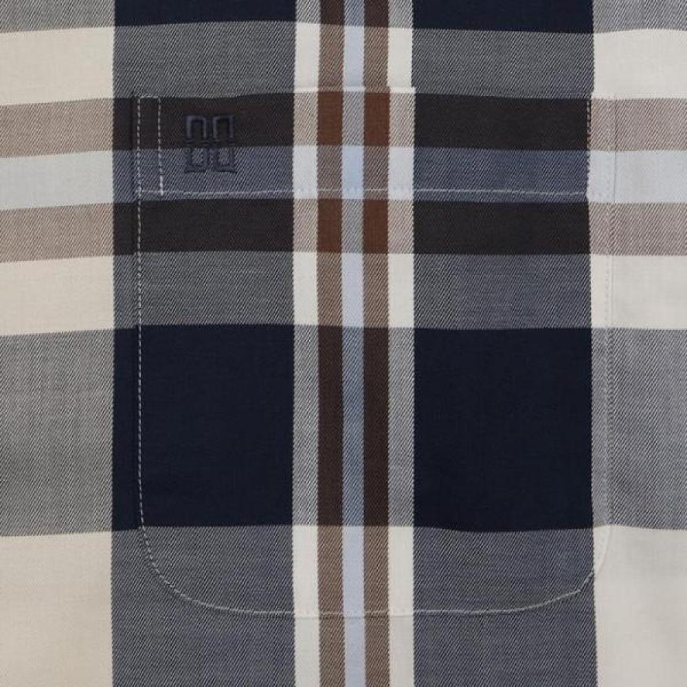 DakS Men S Cotton Blend Check Regular Fit Shirt dma3Shcl140i1