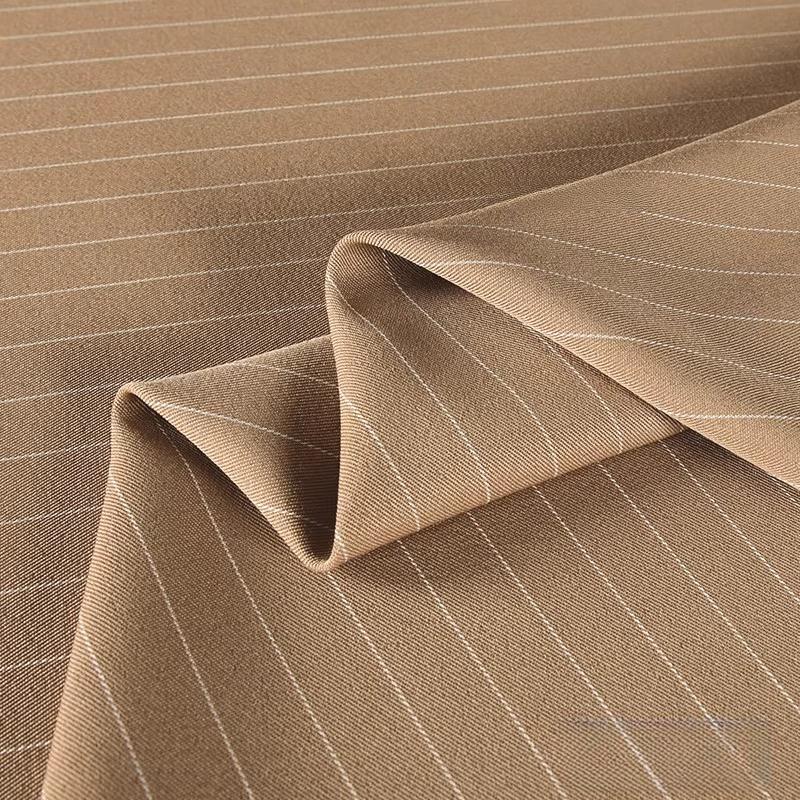 100/300/500cm Vertical Stripe Fabric Wrinkle Resistant Drapable Professional Suits Pant Dresses Office Apparel Textile Fabric