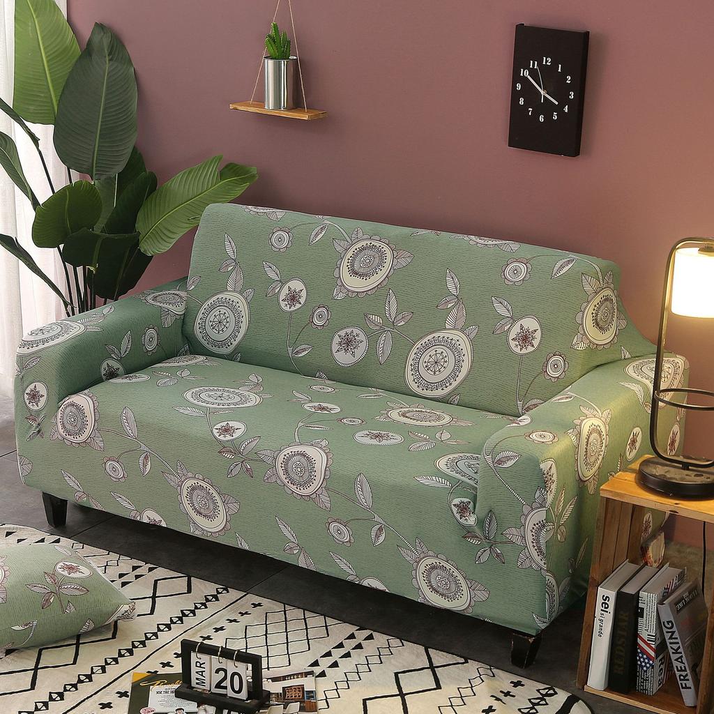 Printed Elastic All-inclusive Sofa Cover Washable Elastic Sofa Dust Cover Sofa Cover