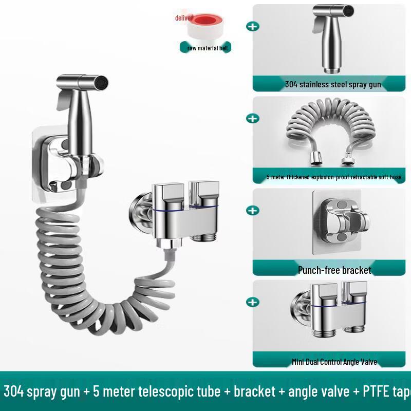 Yipan Stainless Steel Bidet Sprayer Kit