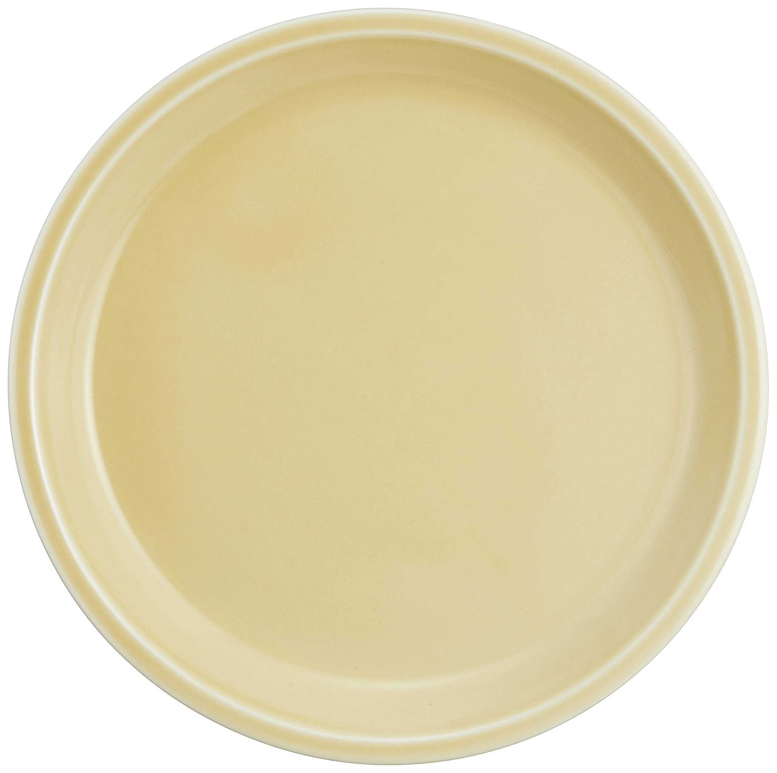 

Hasami ware es yellow glaze essence plate,
