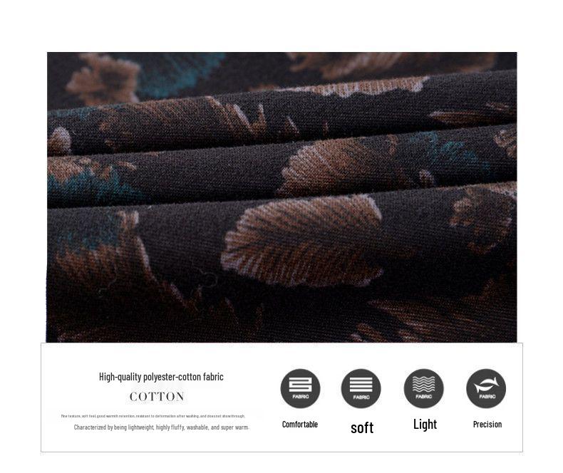 Women's Elastic Waist Loose-Fit Pants - Spring & Autumn, Large Size, Straight Cut for Middle-aged & Elderly