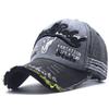 Hat Men's and Women's Retro Baseball Hat Washed Denim Made Old Duck Tongue Hat Spring and Autumn Leisure Sunvisor Hat Men's Fashion Trend Sunvisor Hat