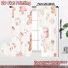 2pcs  Curtains Cute Christmas_a (2) Chic Chic Curtains Polyester Easy Install Curtains Holiday Use for Bedroom Office Kitchen