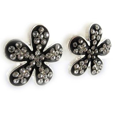 [K9252] - Schwarze Designer-Clips „Sissi“