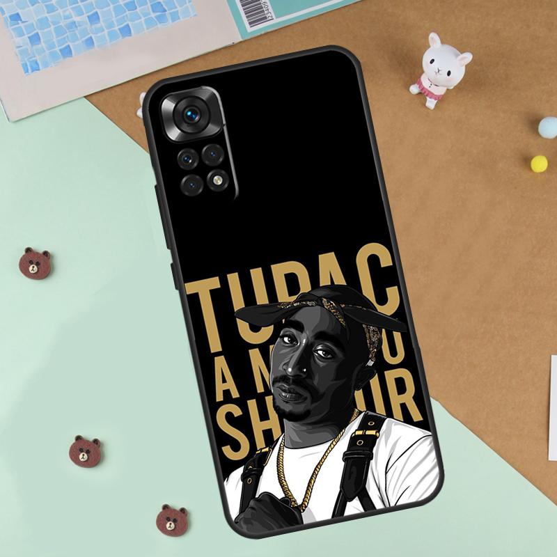 Tupac 2pac Shakur Hülle Für Xiaomi Redmi Note 13 12 11 9 10 14 Pro 10S 11S 12S Hülle Für Redmi 13C 10C 12C 14C