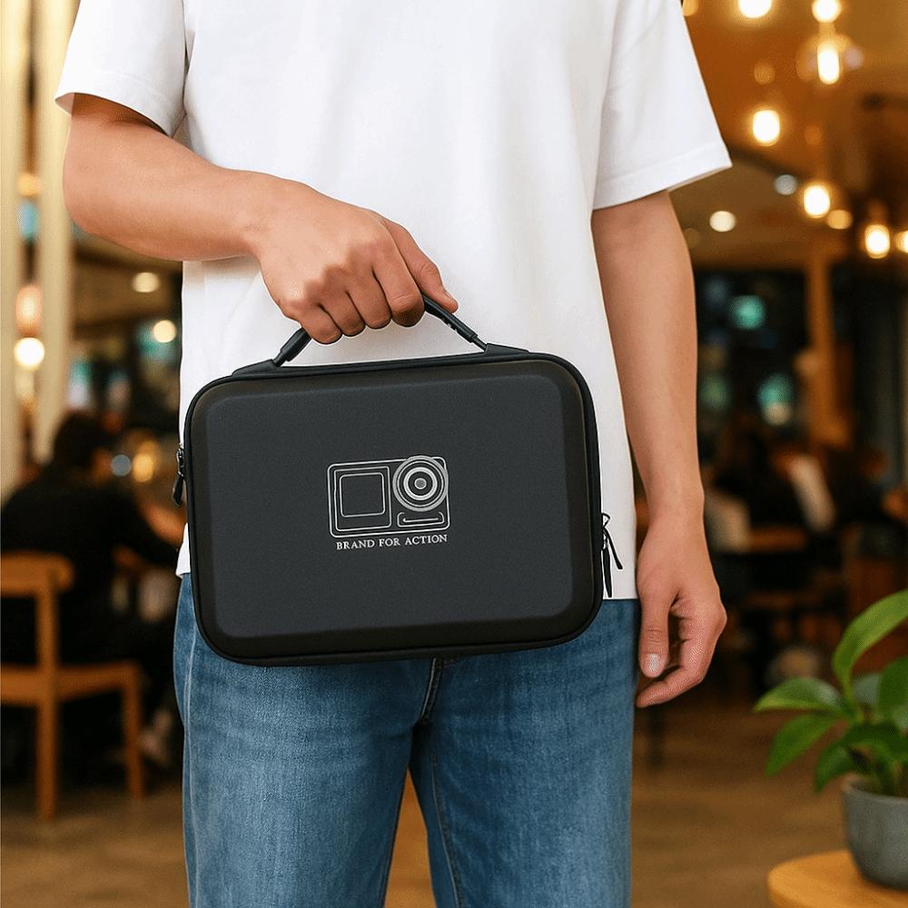 Shockproof Action Camera Storage Case Waterproof Professional Portable Storage Bag Square Hard Carrying Case Sports Camera