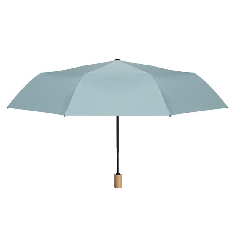 Tri-polar TP7027 Wooden Handle Folding UV Umbrella Manual