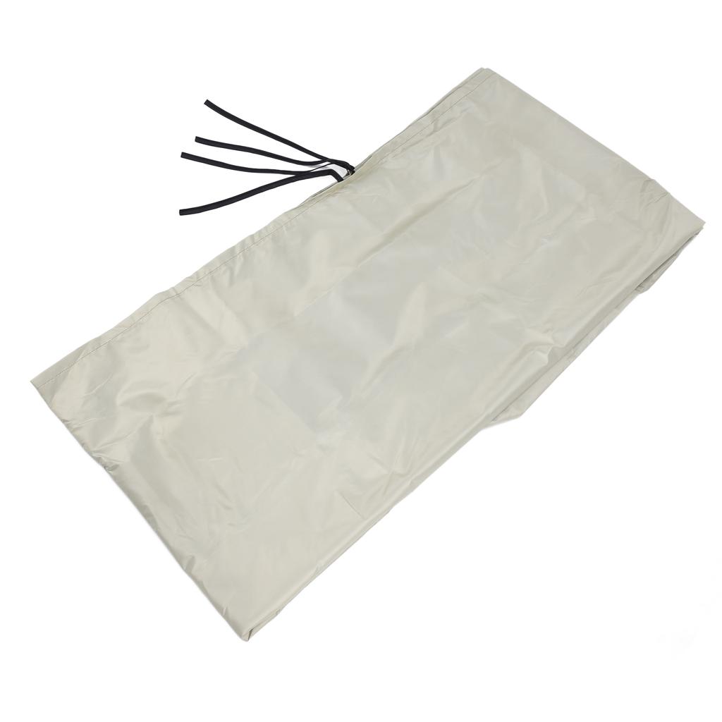Outdoor Telescopic Canopy Dust Cover 210D Oxford Cloth Waterproof Sunscreen Awning Protective Cover Beige