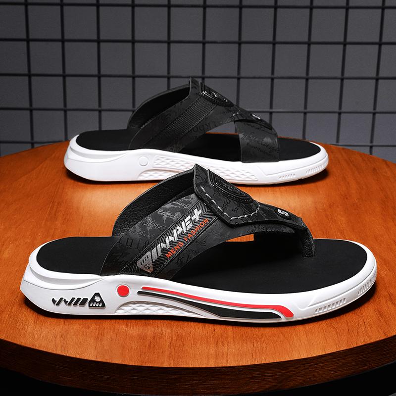 Fashion CYYTL Flip Flops Summer Mens Slippers Casual Shoes Beach Sandals Outdoor Slides Walking Comfort Designer Fashion Leather Luxury