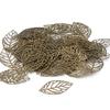 100pcs Metal Iron Leaves 2.4*1.4cm Pendant DIY Jewelry Material