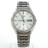 New battery Working SEIKO 1974 Silver Water-Resistant for Daily replaced. condition. 0923-8010 Quartz, model, 4N0582, Day-Date, Dial, Men's Watch