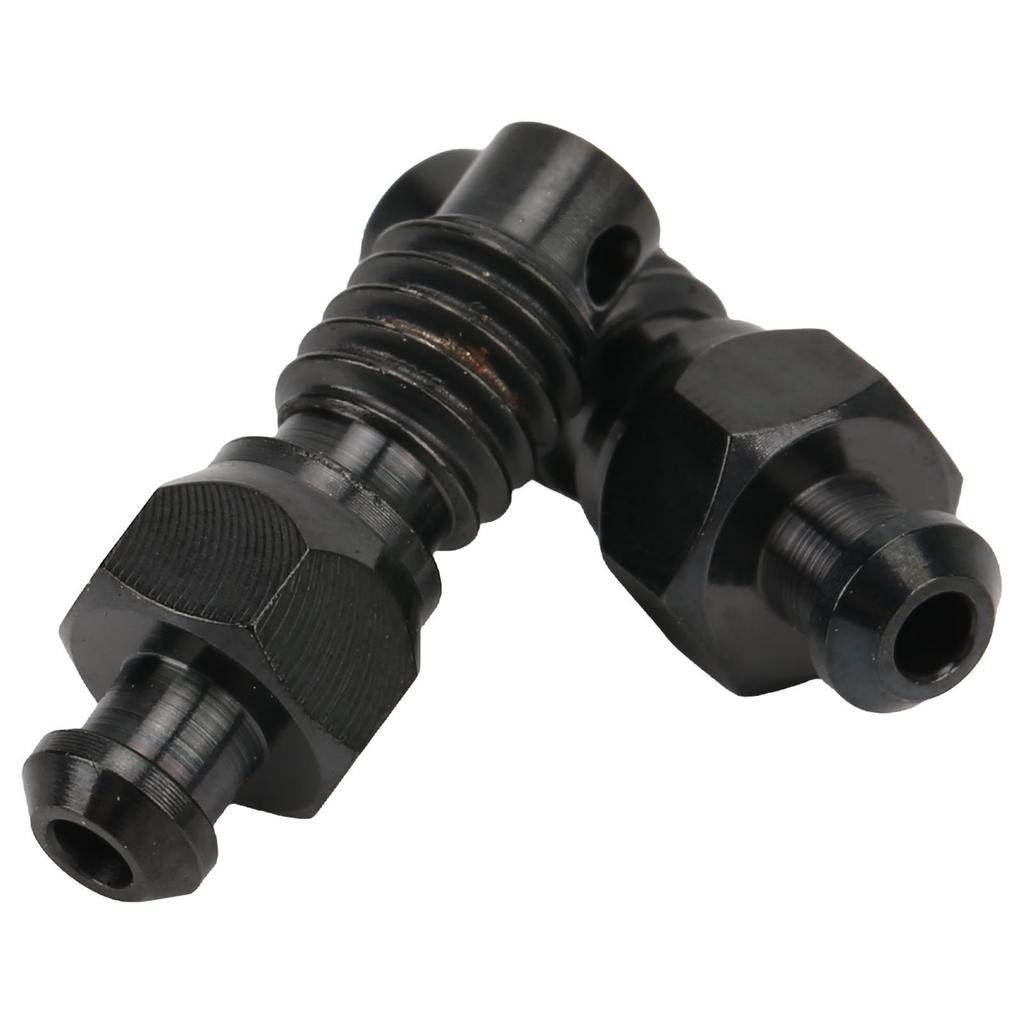 2 ks Šroub pro odvzdušnění kotoučové brzdy Titanová slitina M6 Odolnost proti korozi Olejové šrouby pro odvzdušnění kotoučů Příslušenství pro horská kola Černá