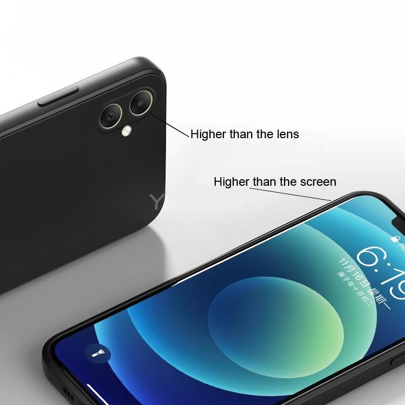 Für Samsung Galaxy A06 Hülle Flüssiges Silikon TPU Einfarbig Handy Schutzhülle Samsung A06 Hülle Gummi Samsung Galaxy A06 Hülle