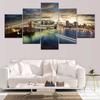 Modern 5 Panels New York City Brooklyn Bridge Canvas Painting Posters and Prints Wall Pictures for Living Room Decor No Frame