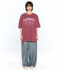FILLUMINATE Damaged Graphic Pigment T-Shirt - Charcoal