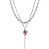 Xiaohongshu-Inspired Rose Scepter Necklace: Women's Chic, Sweet & Cool Dark Series