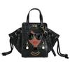 "2022 Stone Pattern Girls' Messenger Bag with Pearl Rivets & Glasses Shoulder Strap"