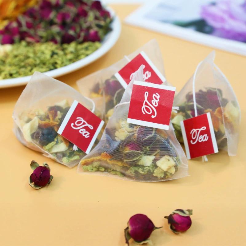 Premium Apple Rose Lotus Leaf & Rose Flower Mulberry Fruit Tea, 5g*20 Bags
