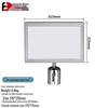 Stainless Steel A4 Floor Stand Sign Holder