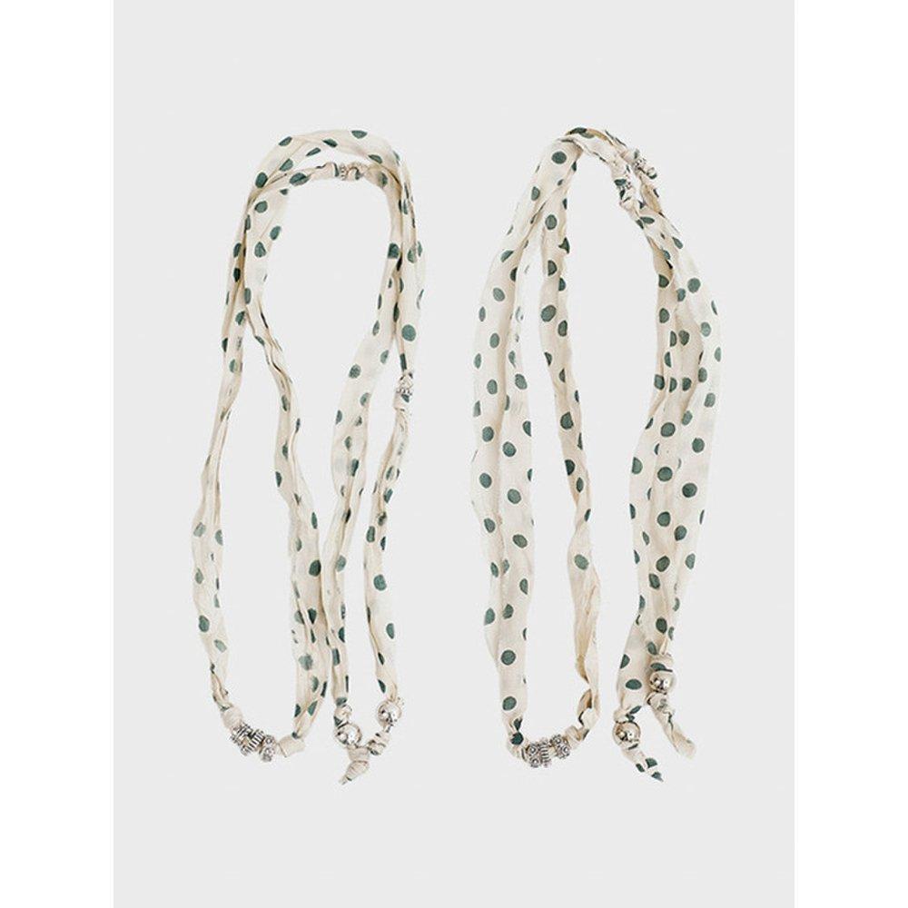 Silk String Necklace_Dot