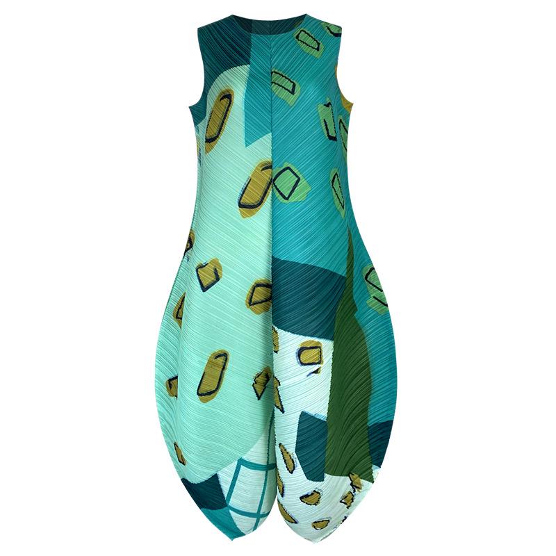 

Элегантное летнее платье-зонтик без рукавов 2025 года с плиссированной юбкой для женщин One Size