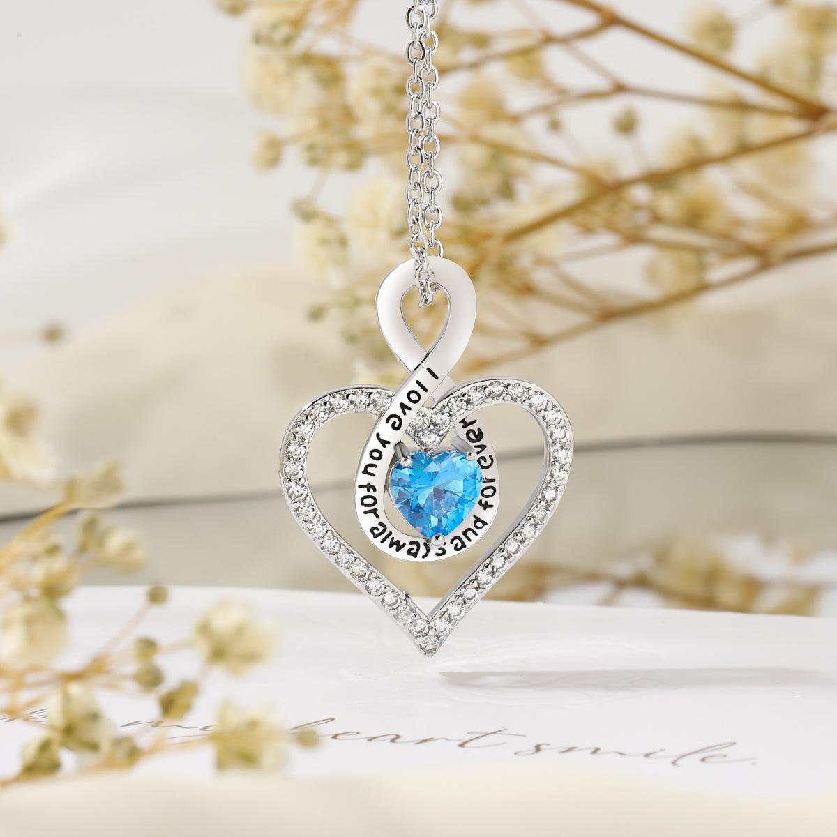 

Новое ожерелье с подвеской Love Infinite, винтажное, окрашенное в черный цвет, английское ожерелье Love с двенадцатью звездами