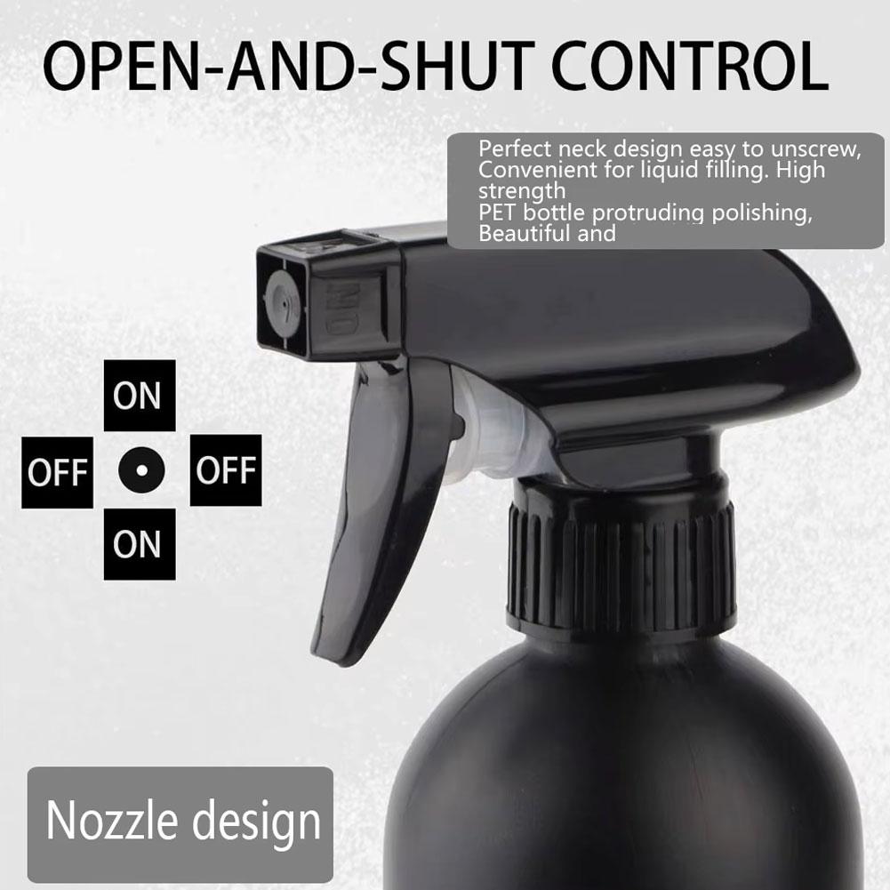 500ML Travel Hairdressing Spray Bottle Refillable Empty Bottles Salon Barber Water Sprayer High Pressure Mist Bottle