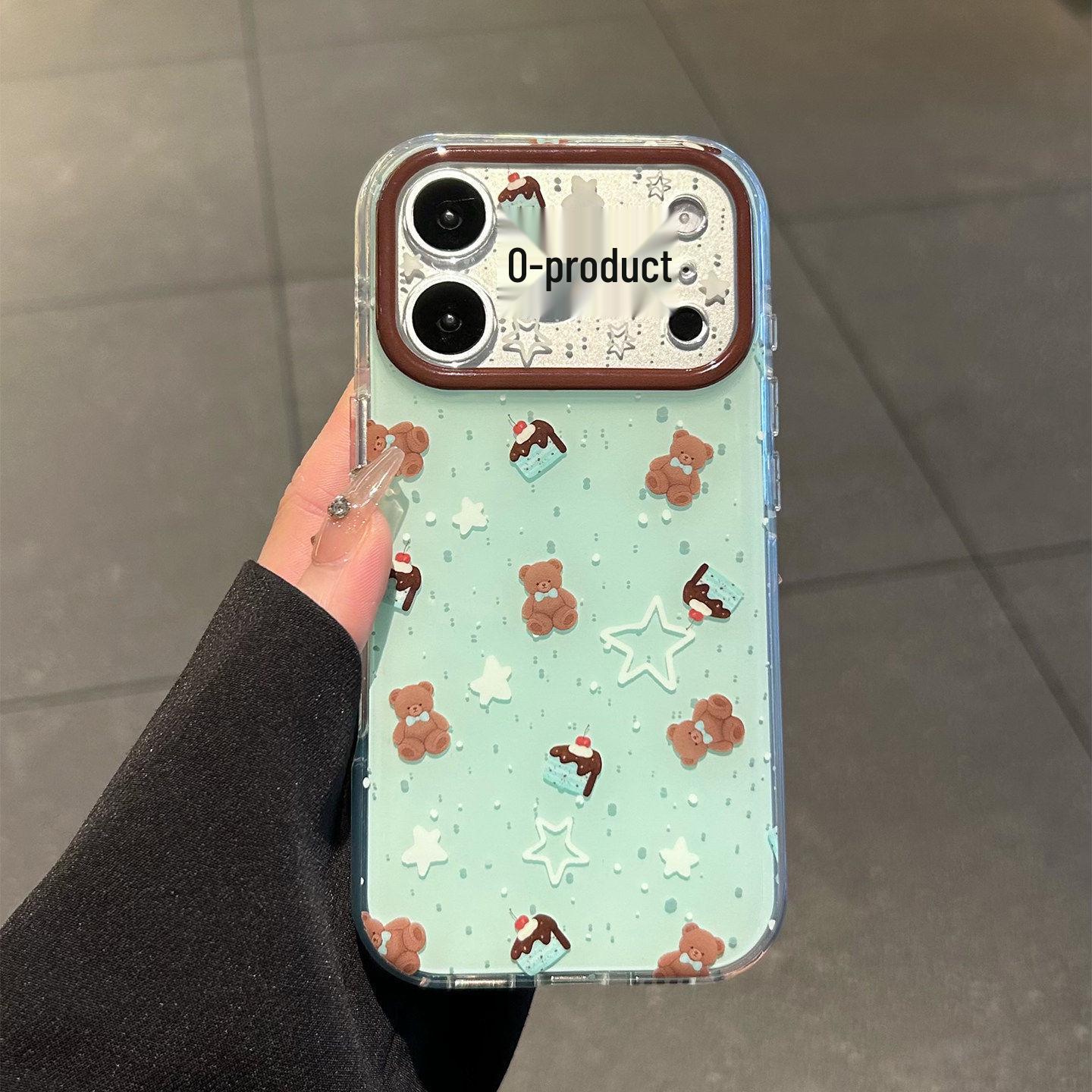 

Brown Bear Cake Case for Apple 17 Pro Max & iPhone 16/15 Pro/14 - High-End Protection iPhone 12 Pro Max