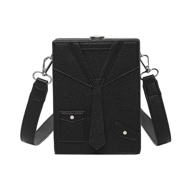 

Personalized and creative clothes small bags summer 2025 new fashion niche box bags women s versatile messenger bags tide чёрный